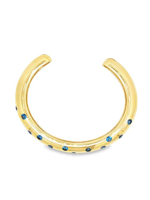 Glamour gold blue stones bracelet GOCCIAZZURRA JEWELS | BRGLAMOUROROAZZURRO